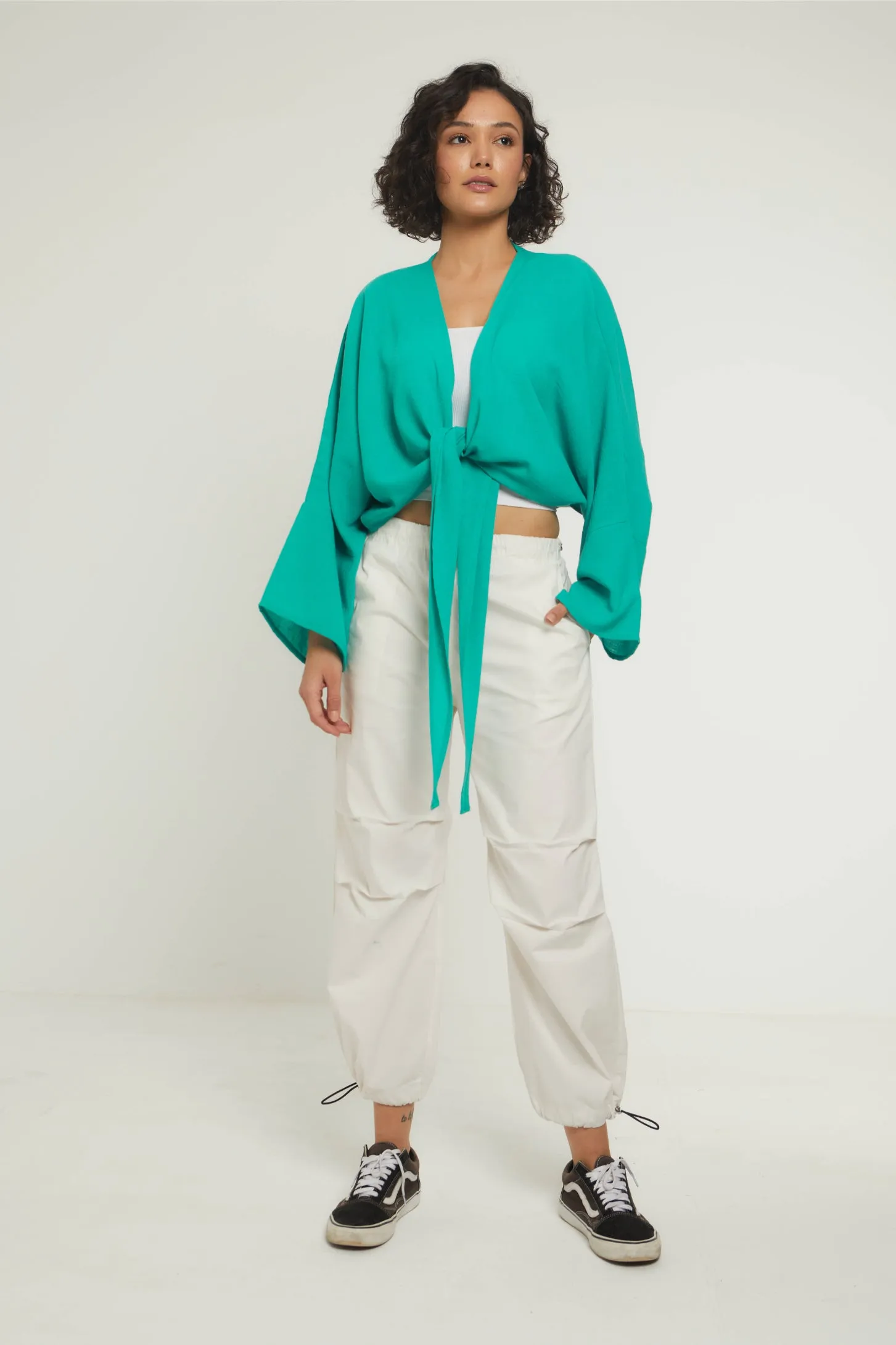 EVERYDAY PARACHUTE PANTS - WHITE