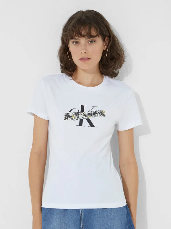 Florals Monologo Slim Tee