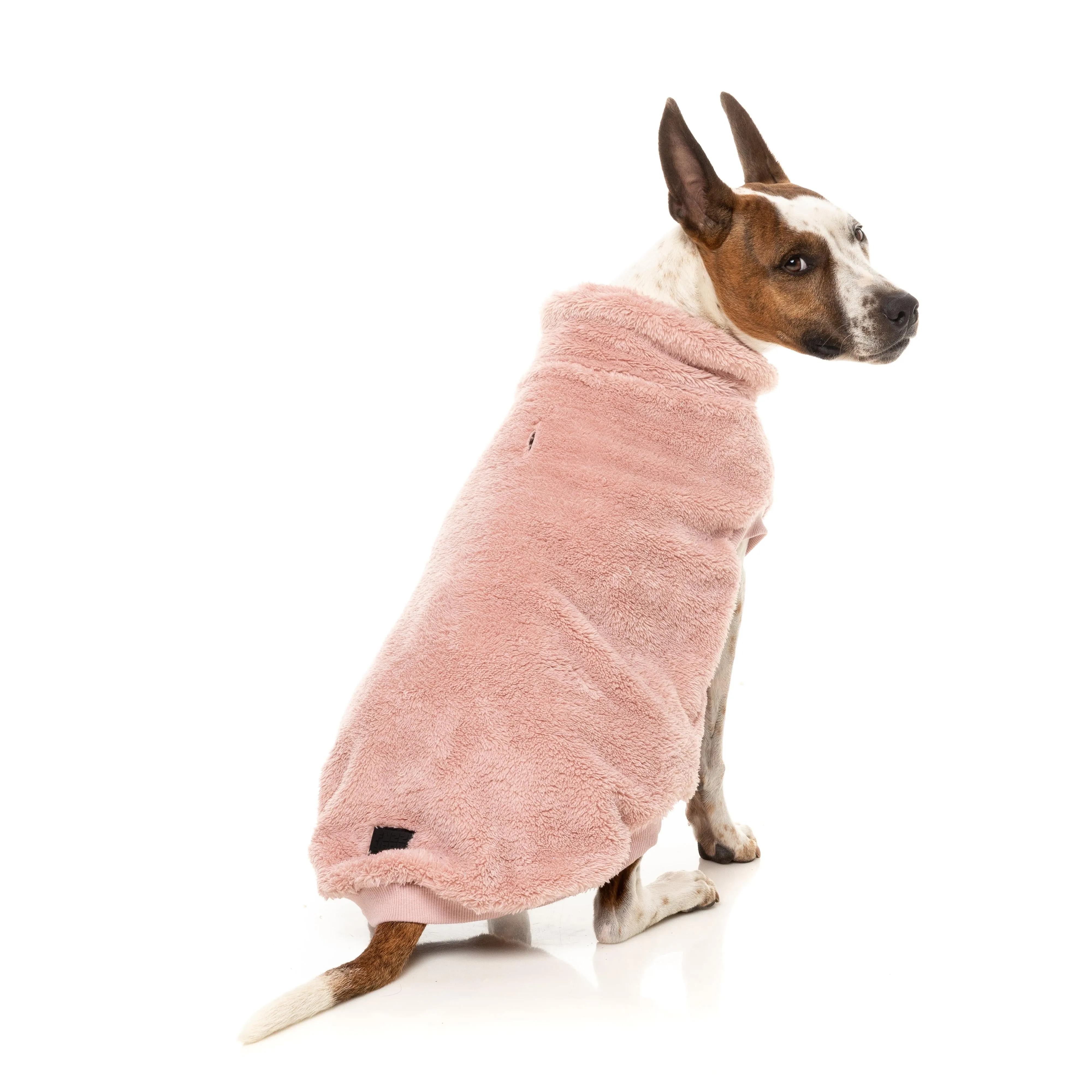 FuzzYard Dog Apparel Turtle Teddy 25 Sweater Blossom Pink Size 4