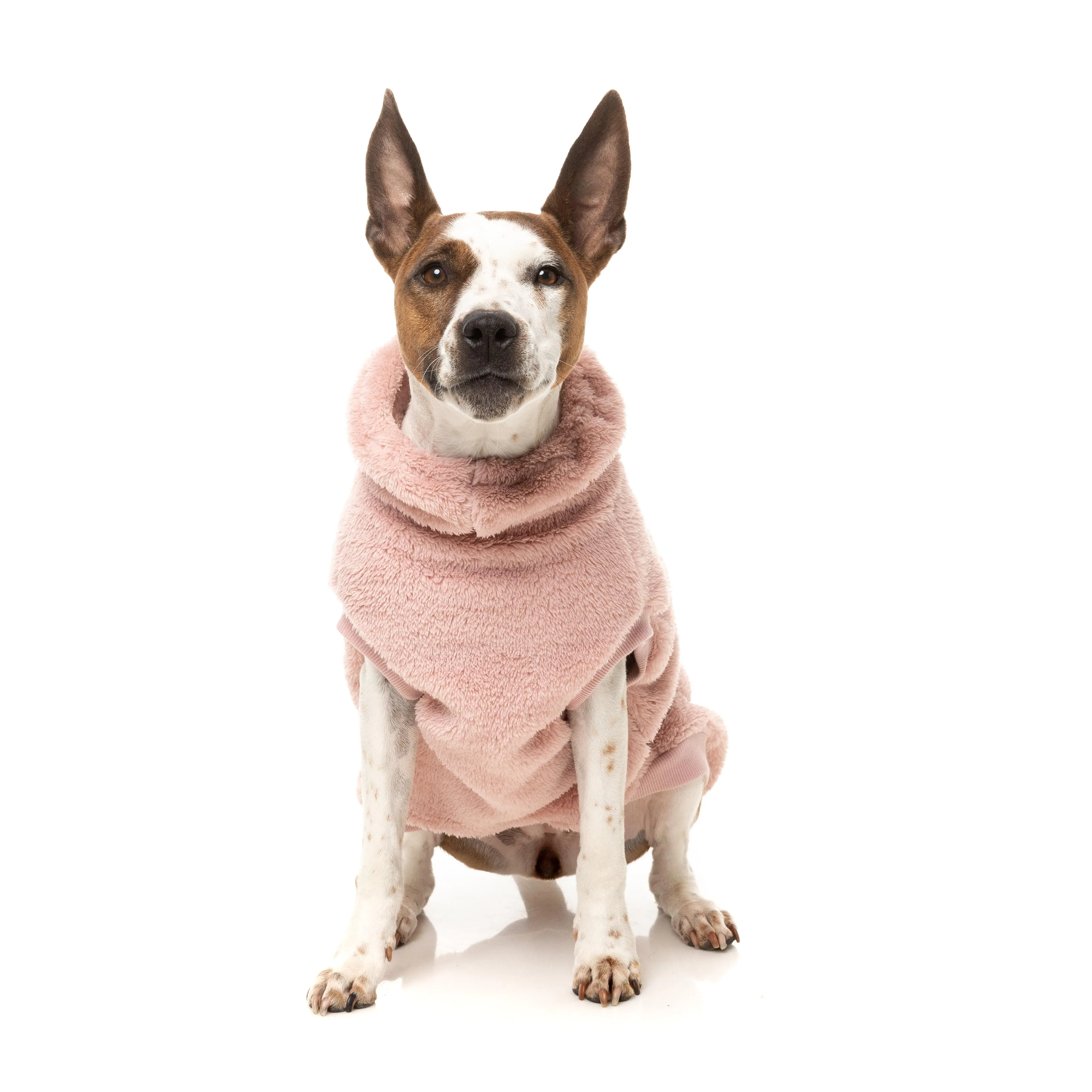 FuzzYard Dog Apparel Turtle Teddy 25 Sweater Blossom Pink Size 4
