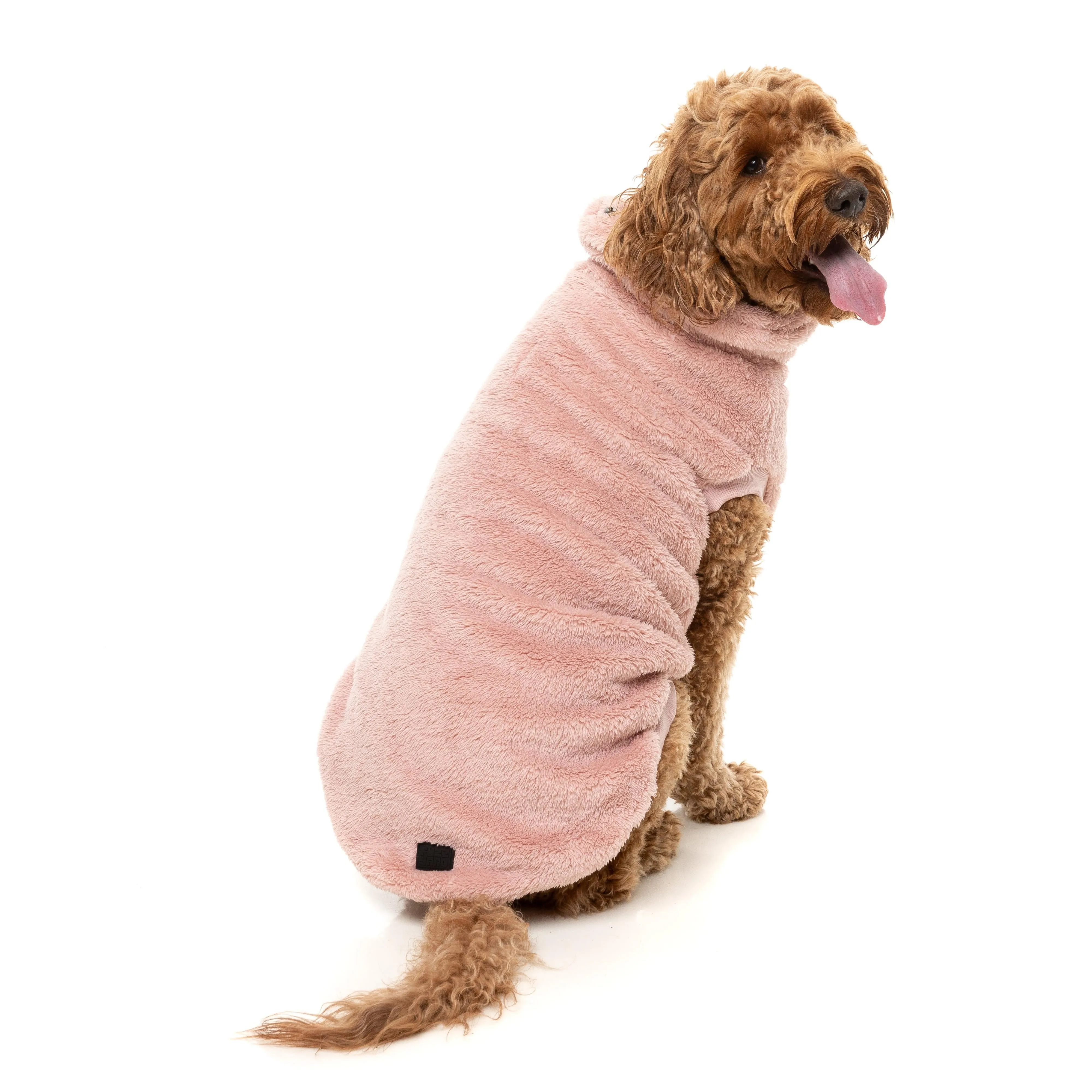 FuzzYard Dog Apparel Turtle Teddy 25 Sweater Blossom Pink Size 4