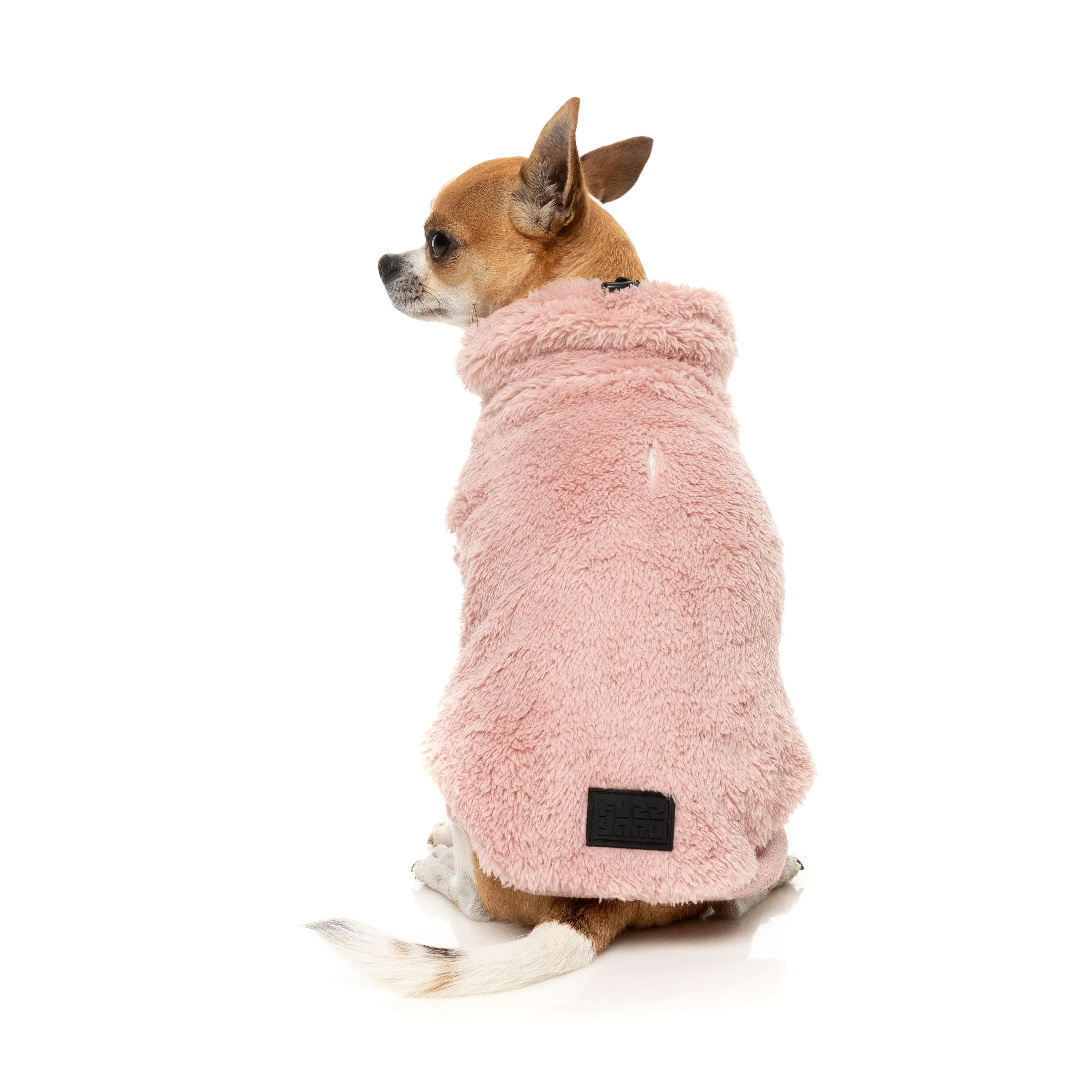 FuzzYard Dog Apparel Turtle Teddy 25 Sweater Blossom Pink Size 4