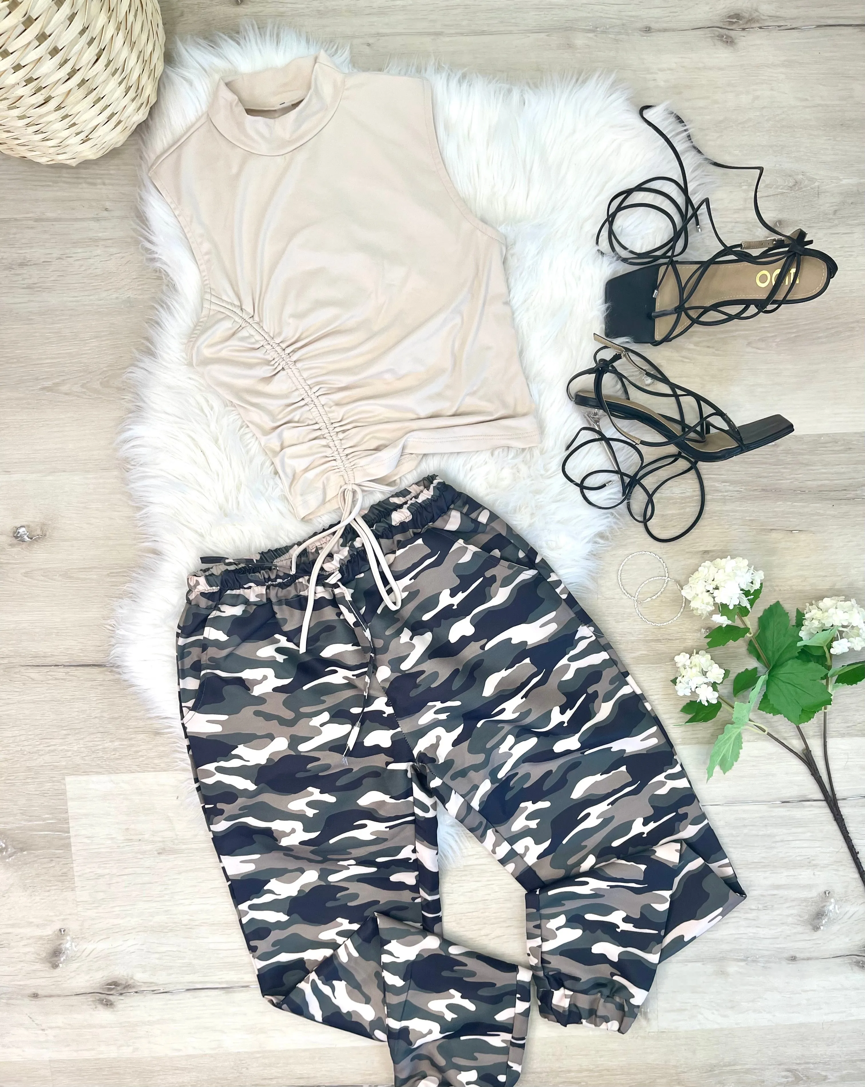 GI Jane Cargo Pants (camo print)