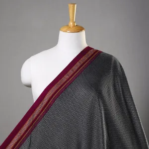 Grey - Traditional Khun Weave Cotton Fabric 42