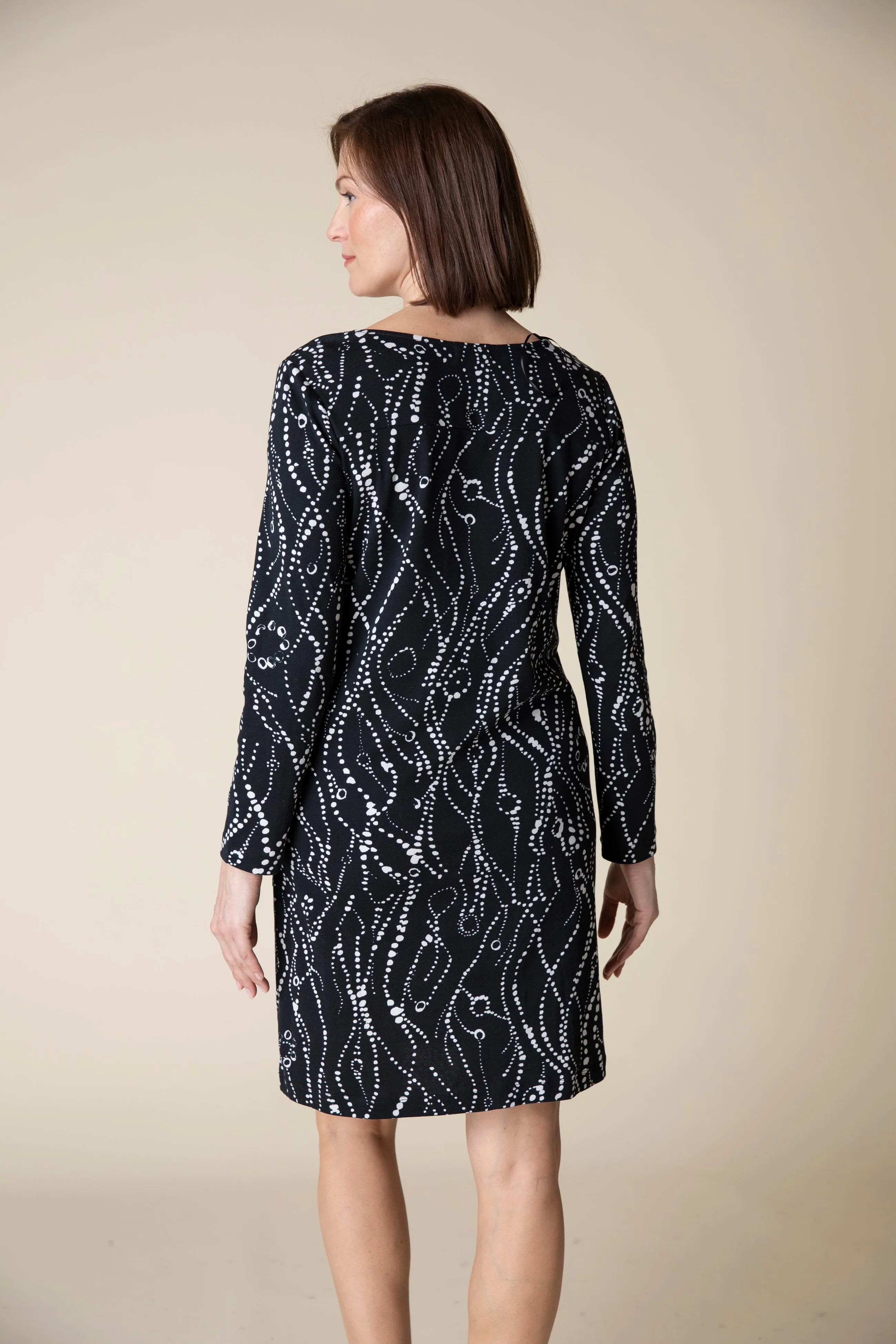 HABITAT - EASY POCKET DRESS WAVY DOTS