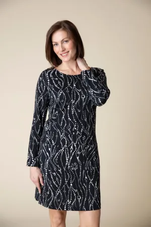 HABITAT - EASY POCKET DRESS WAVY DOTS