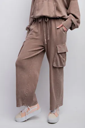 Headed In The Right Direction Terry Knit Cargo Pants