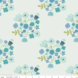 Hedgerow Double Gauze Blue