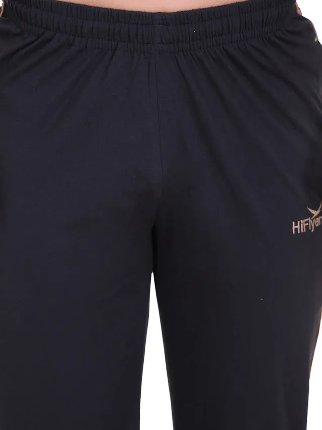 Hiflyers Mens Anthra Comfort Fit Solid Trackpant