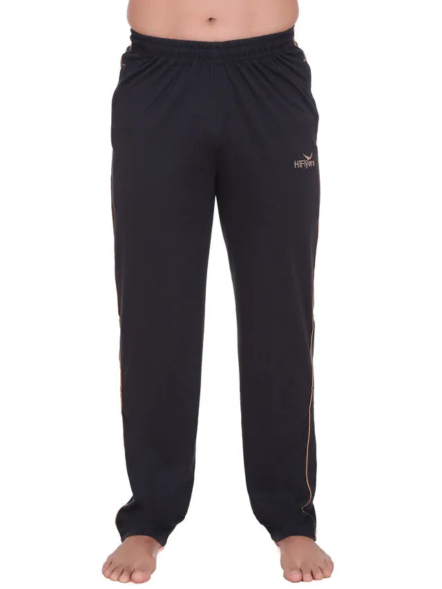 Hiflyers Mens Anthra Comfort Fit Solid Trackpant