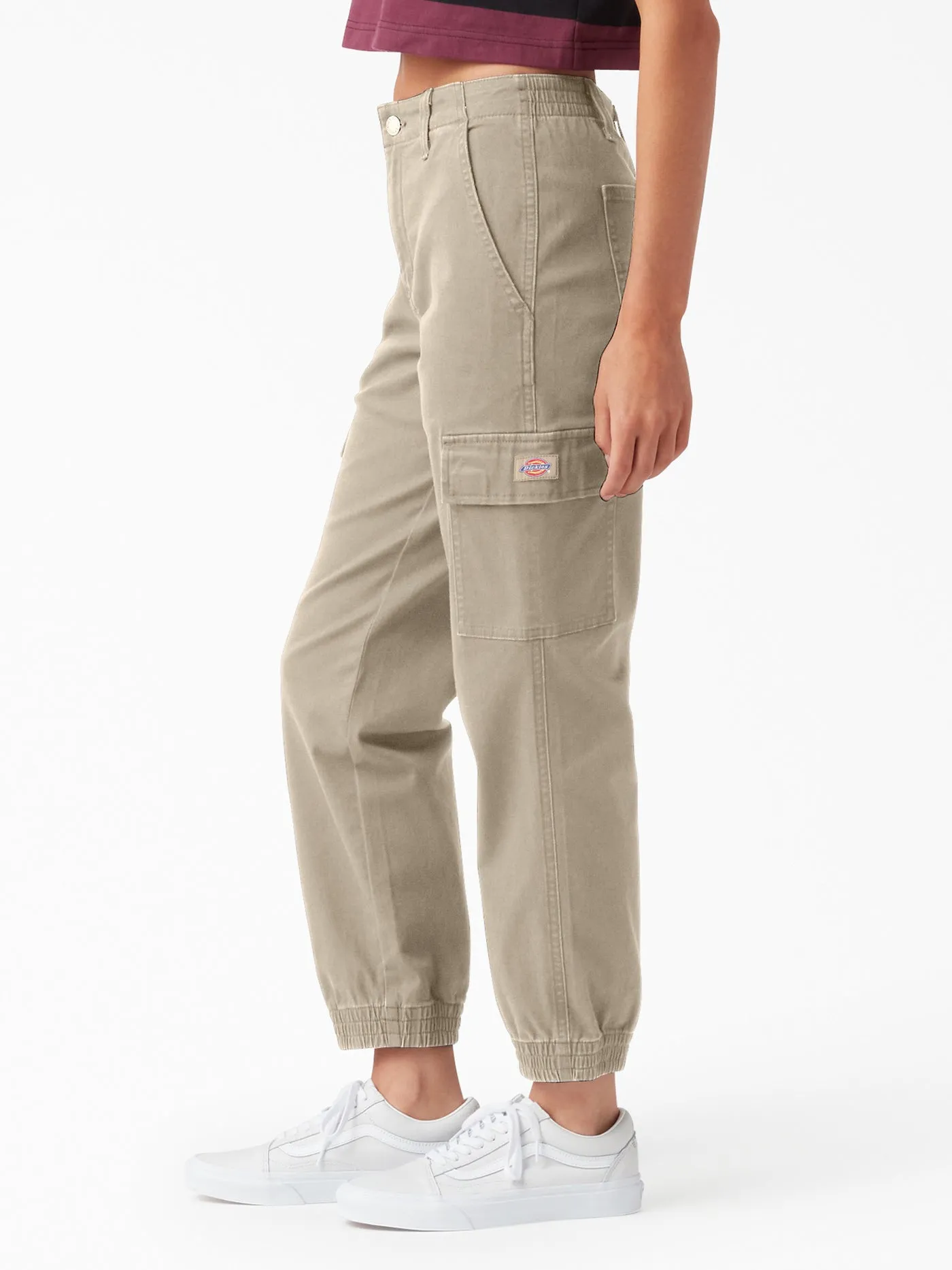High Rise Cargo Jogger Pants