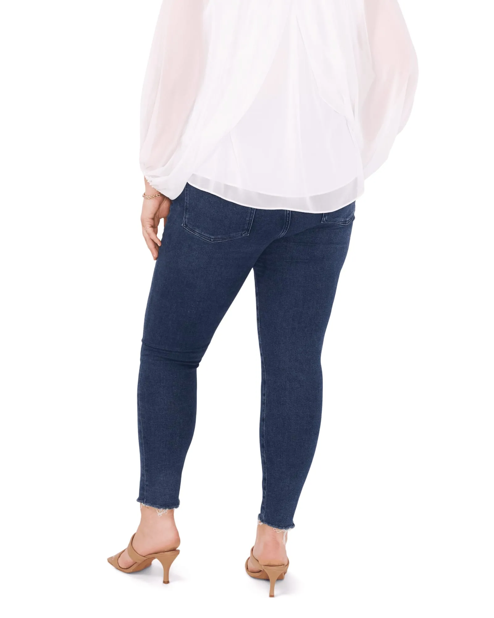 Ivy Bubble Sleeve Blouse | ULTRA WHITE