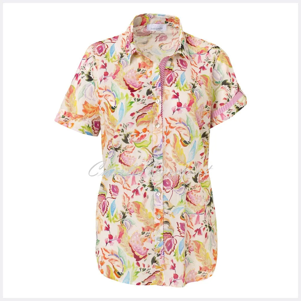 Just White Blouse – Style 42656