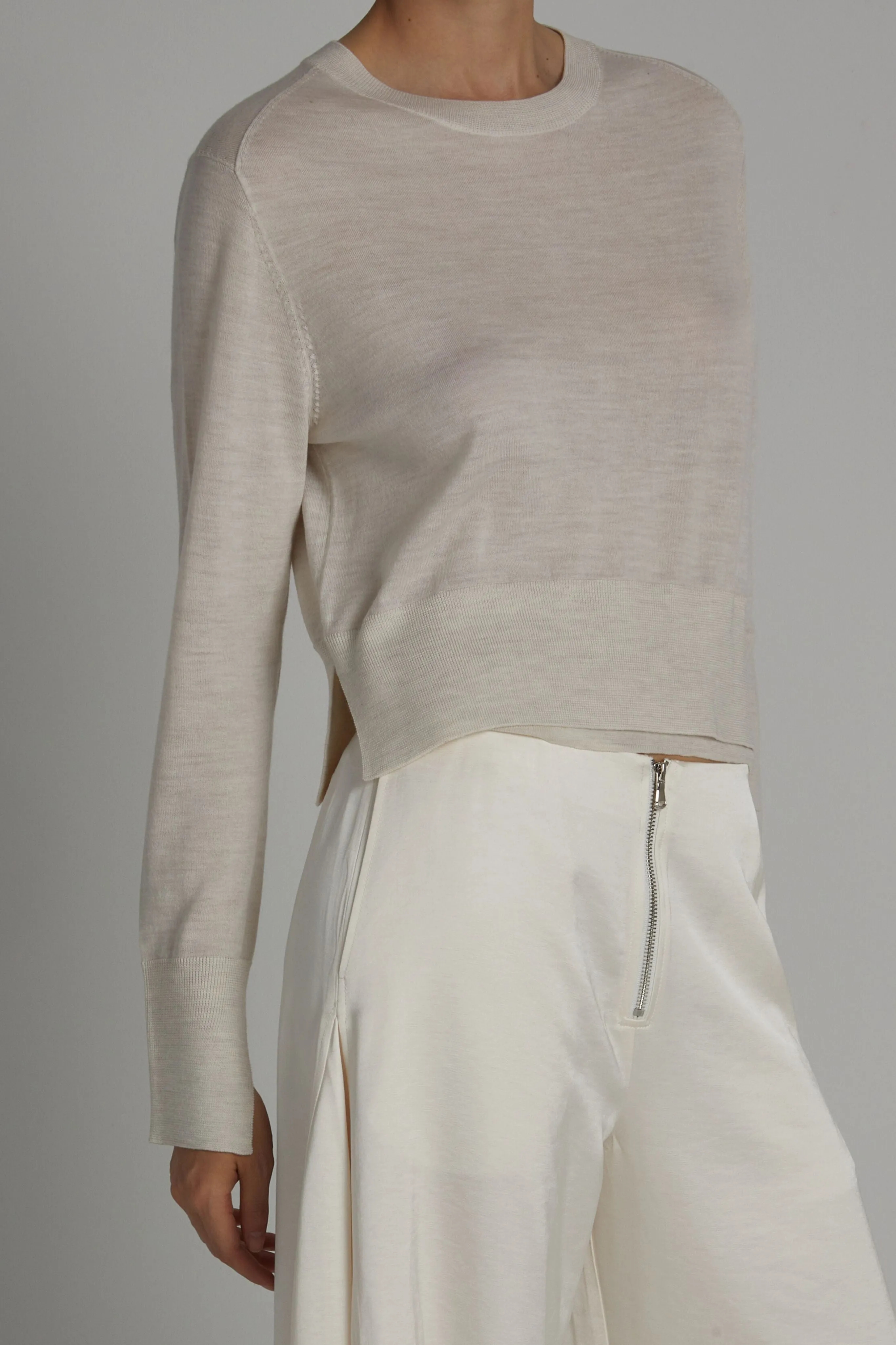 Lance Zipper Pant, Ivory