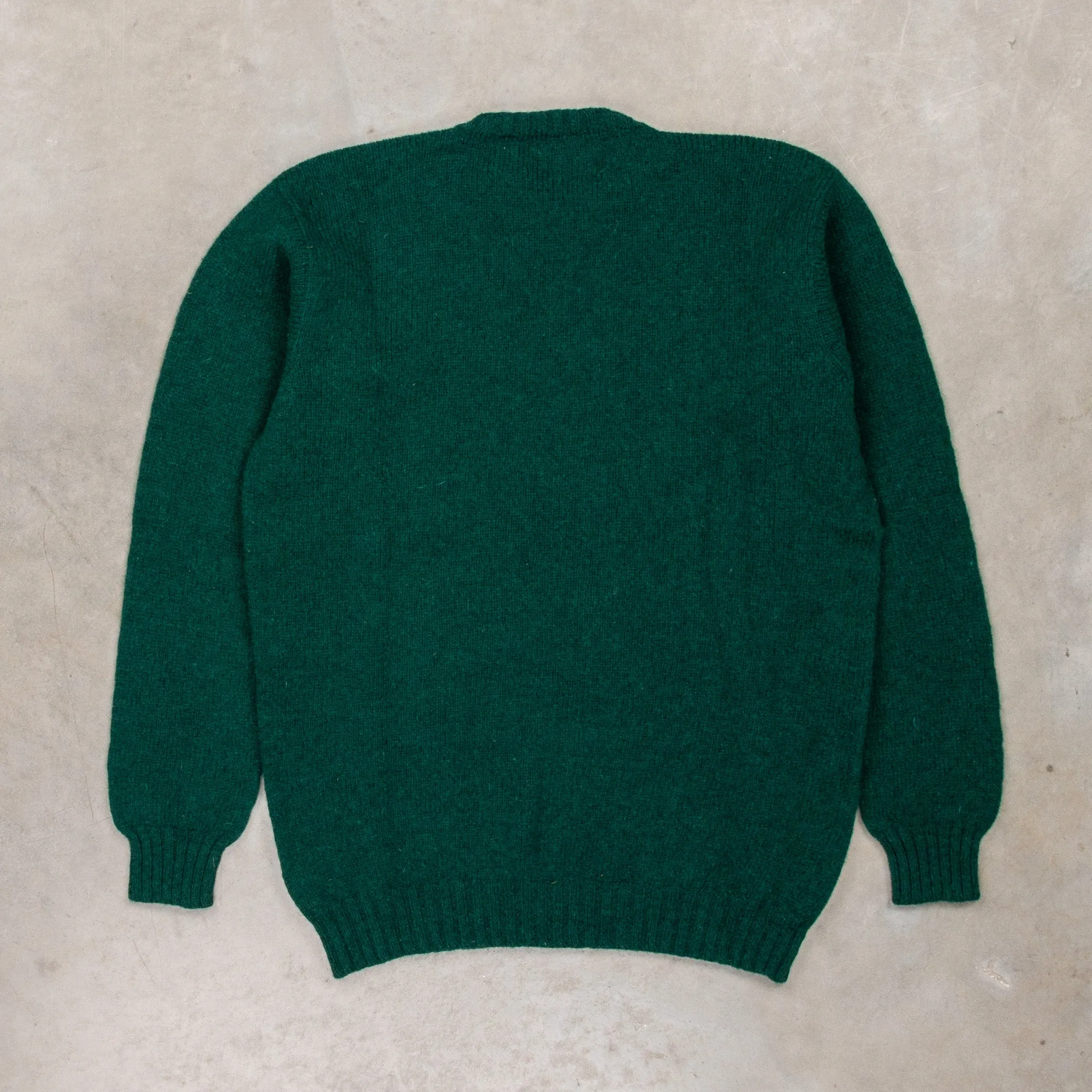 Laurence J. Smith Super Soft Seamless Crew Neck Pullover Forest