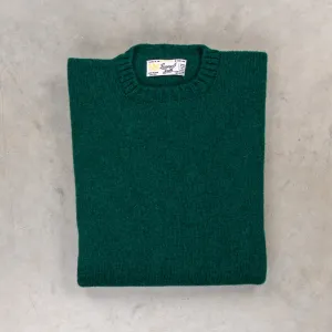 Laurence J. Smith Super Soft Seamless Crew Neck Pullover Forest