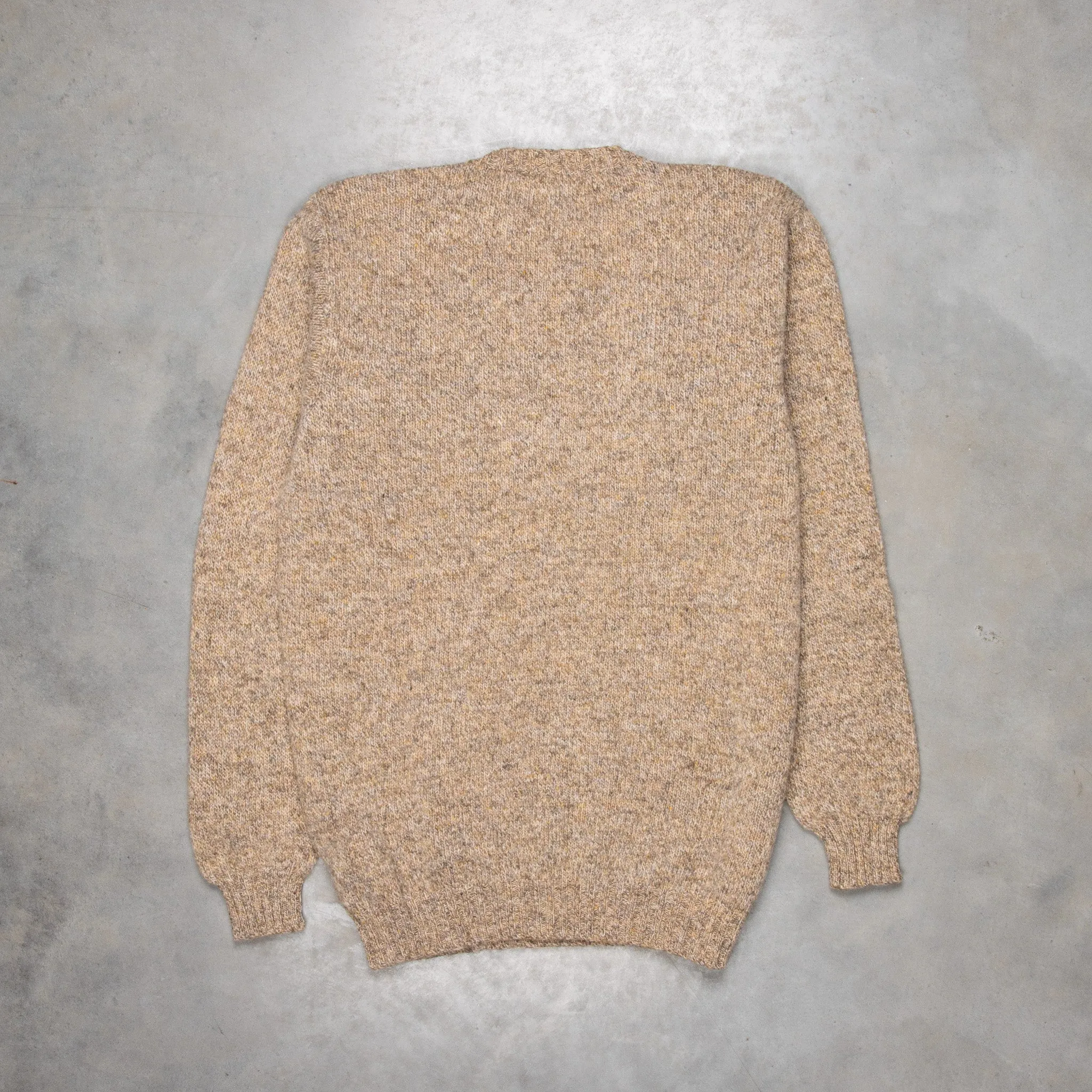 Laurence J. Smith Super soft Seamless Crew Neck Pullover Mushroom