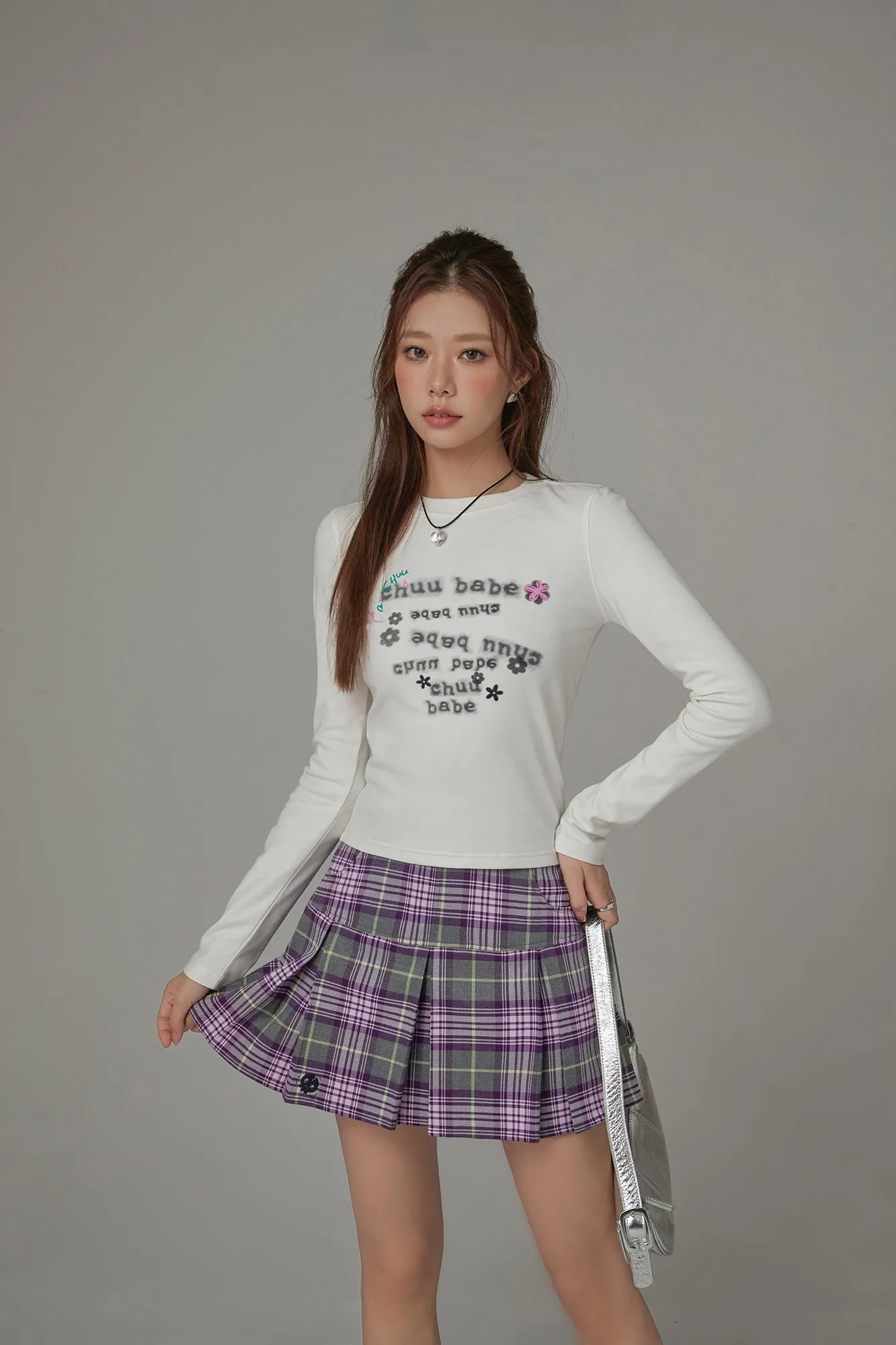 Lettering Slim T-Shirt