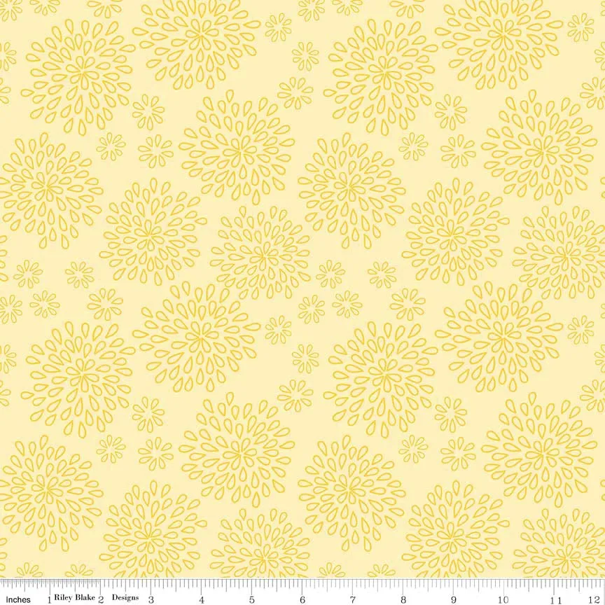 Lulabelle Petal Double Gauze Yellow