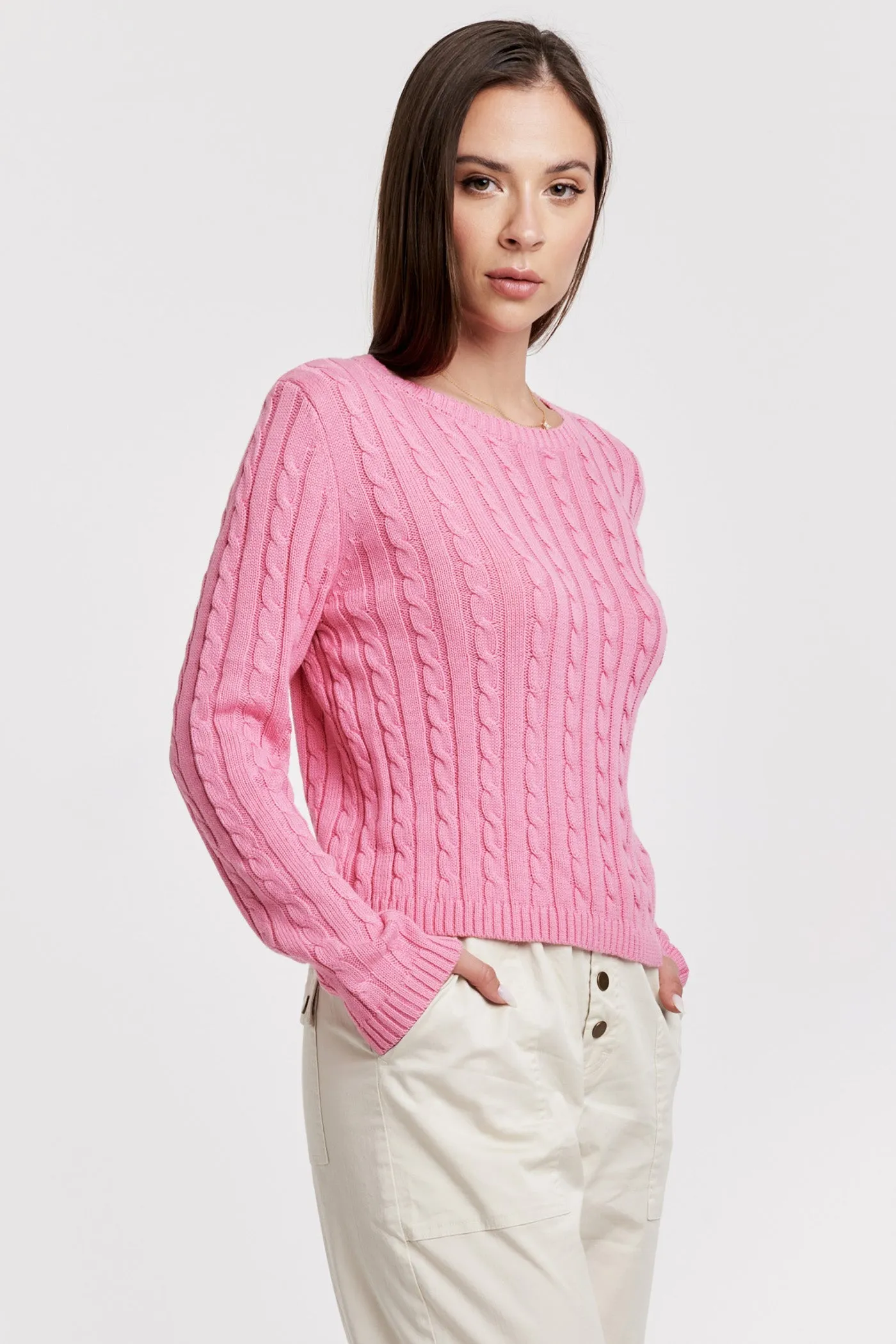 LUPE SWEATER SOFT CHERRY