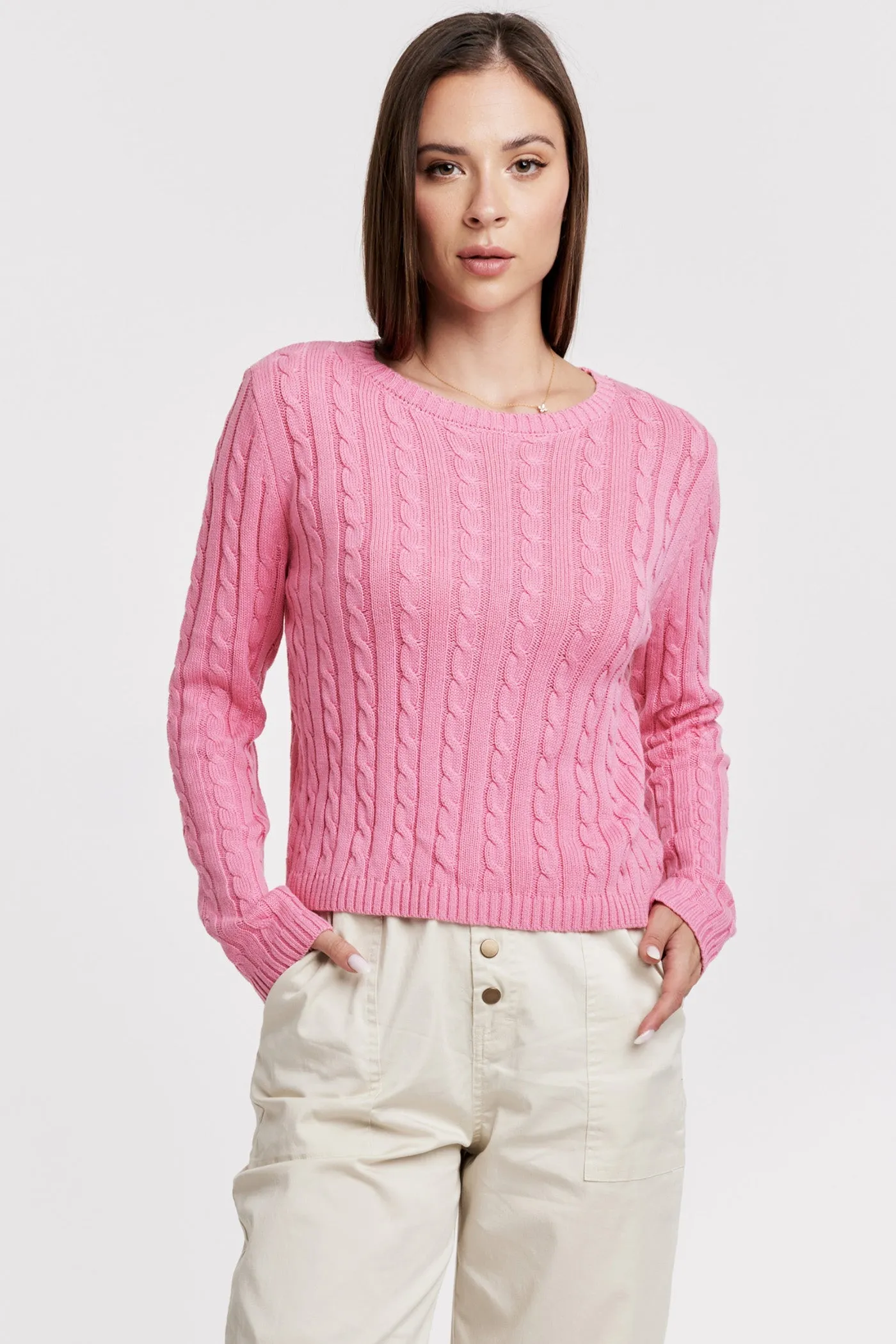 LUPE SWEATER SOFT CHERRY