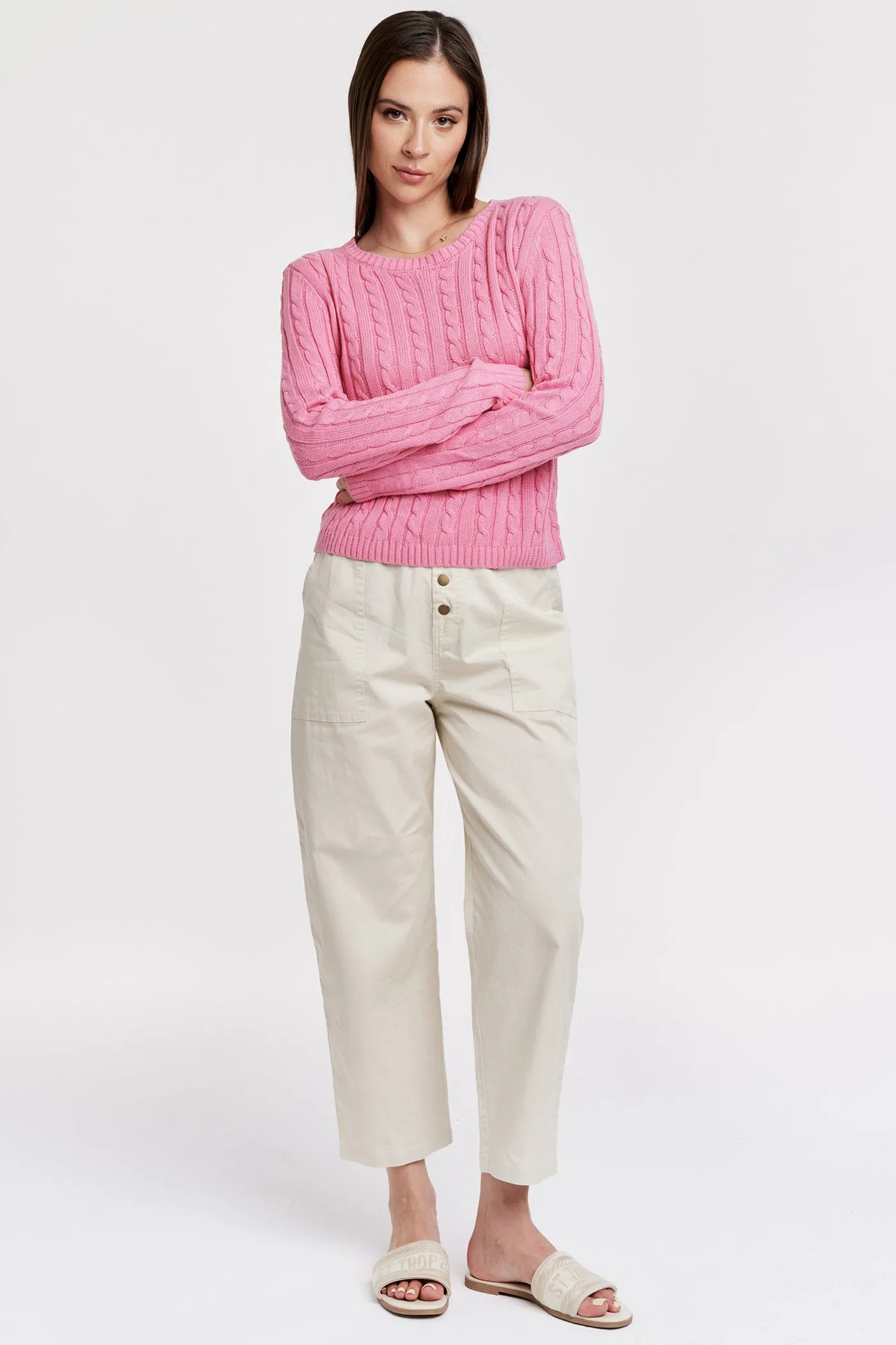 LUPE SWEATER SOFT CHERRY