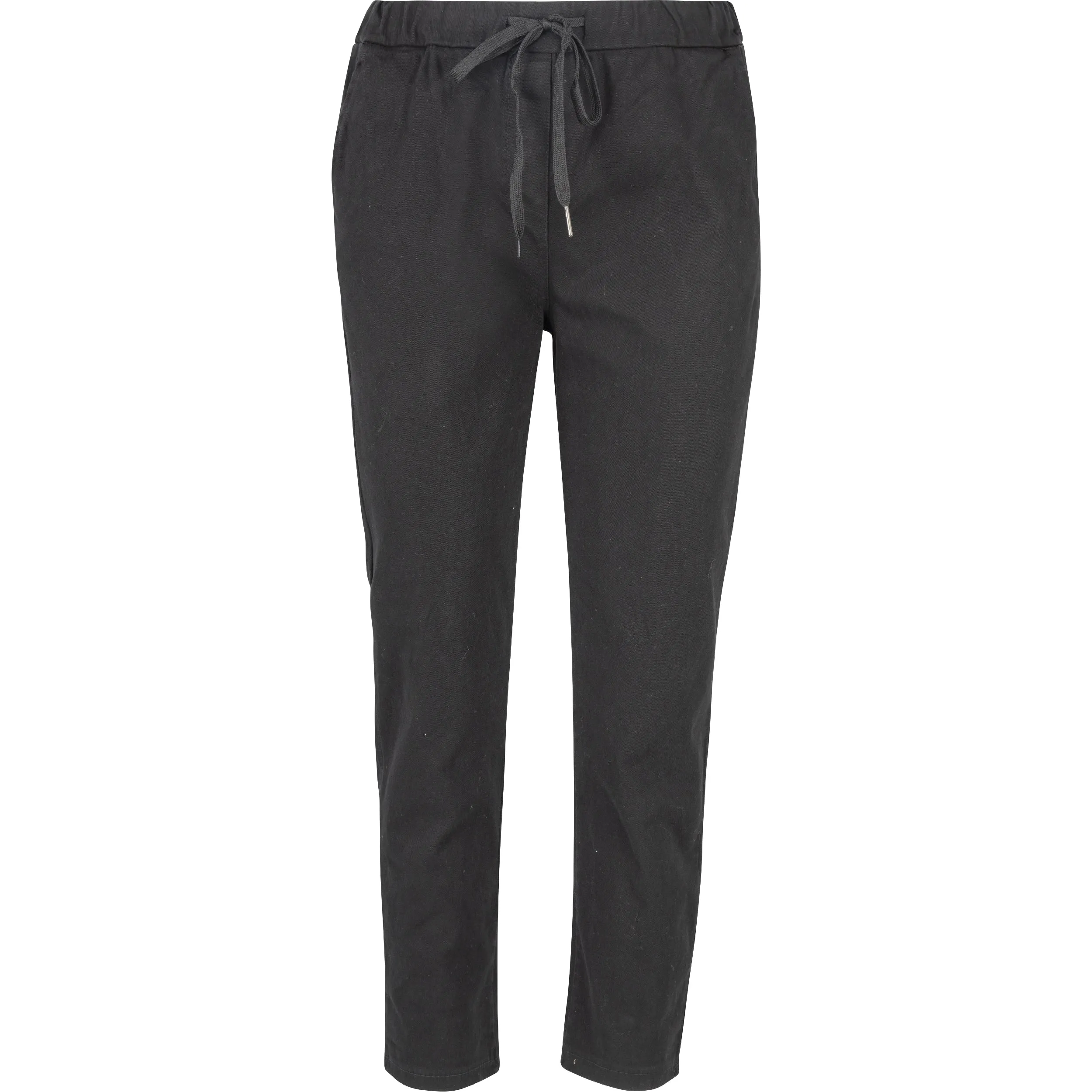 M Made in Italy – Adjustable Waist Tapered Leg Pull-On Pants