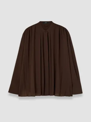 Malte airy plissé blouse