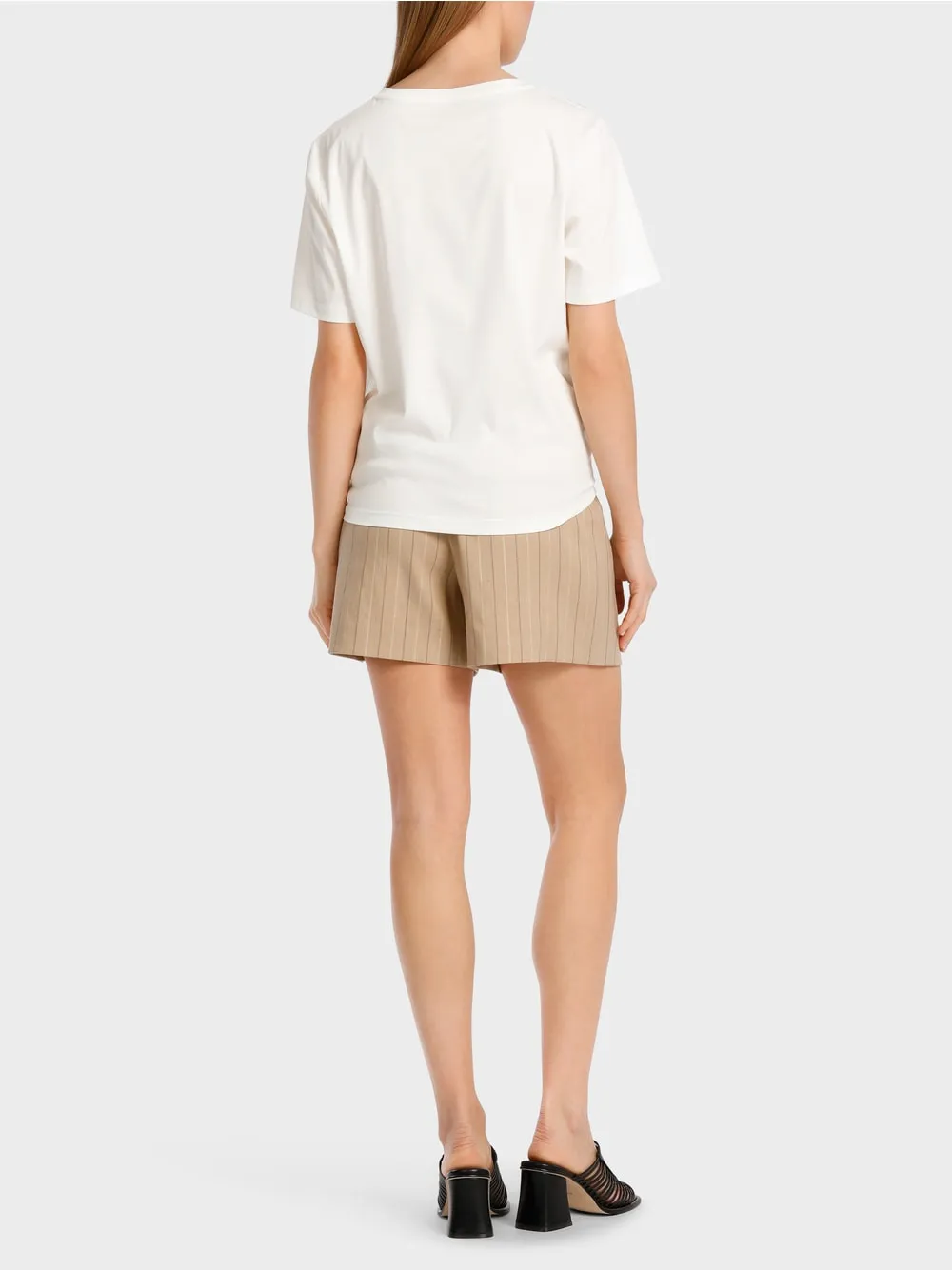 Marc Cain Off White Blouse in material mix