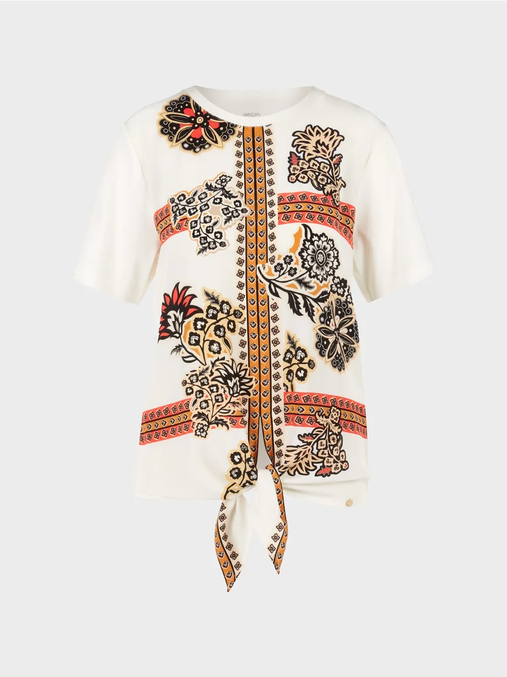 Marc Cain Off White Blouse in material mix