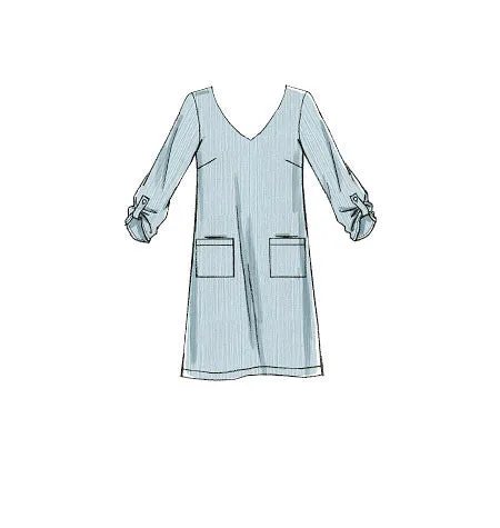 McCall's Pattern M7120 Misses' Dresses & Belt | Easy