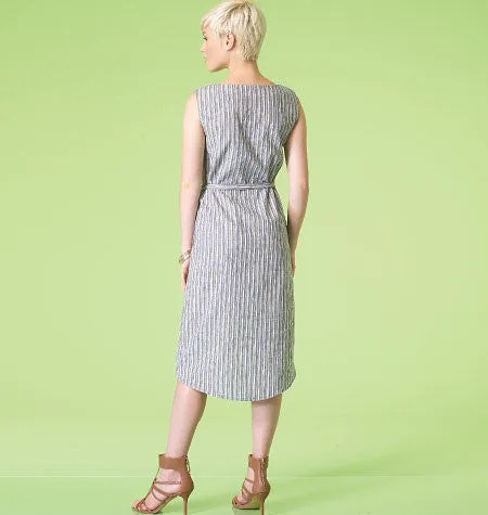 McCall's Pattern M7120 Misses' Dresses & Belt | Easy