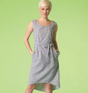 McCall's Pattern M7120 Misses' Dresses & Belt | Easy