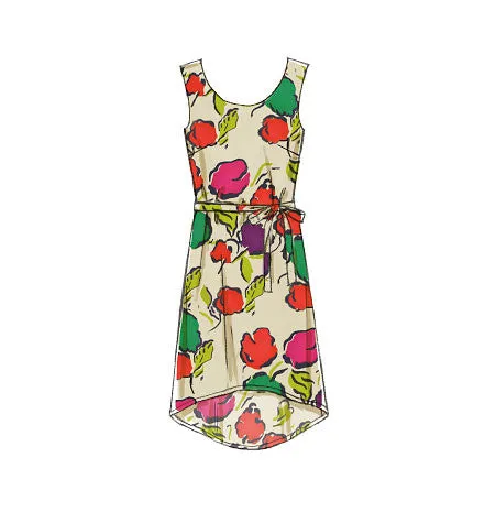 McCall's Pattern M7120 Misses' Dresses & Belt | Easy