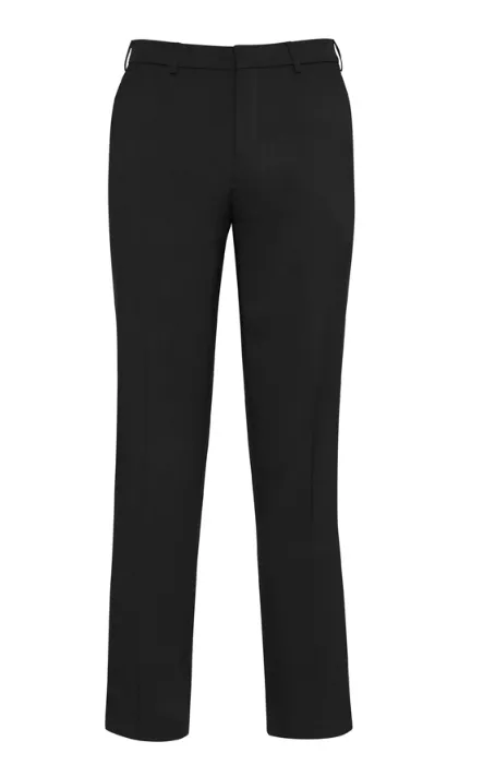Mens Comfort Wool Stretch Flat Front Pant