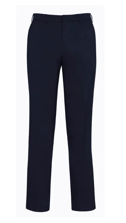 Mens Comfort Wool Stretch Flat Front Pant