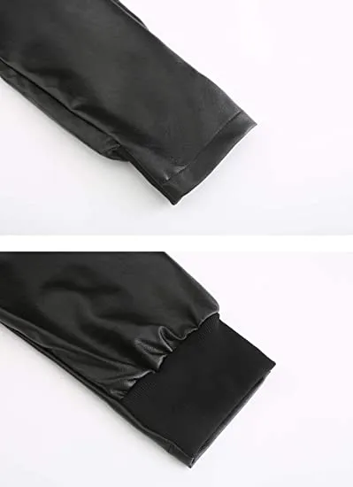 Men's Leather Joggers pants