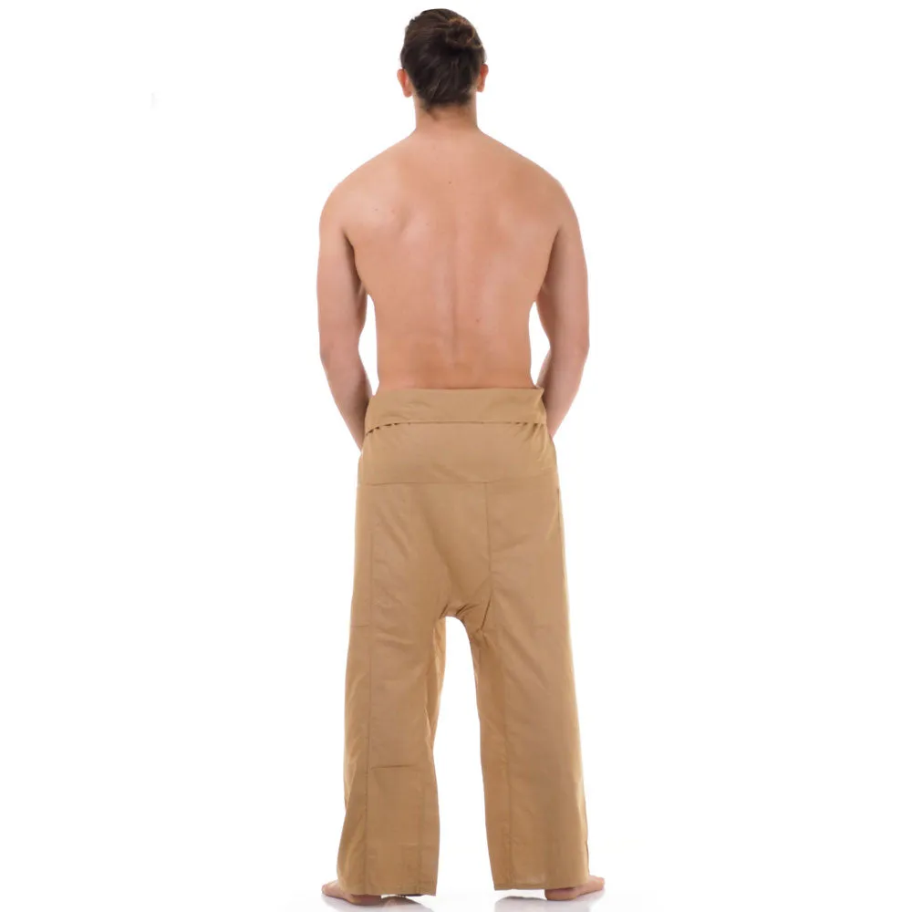 Men's Thai Fisherman Pants Earthy Brown