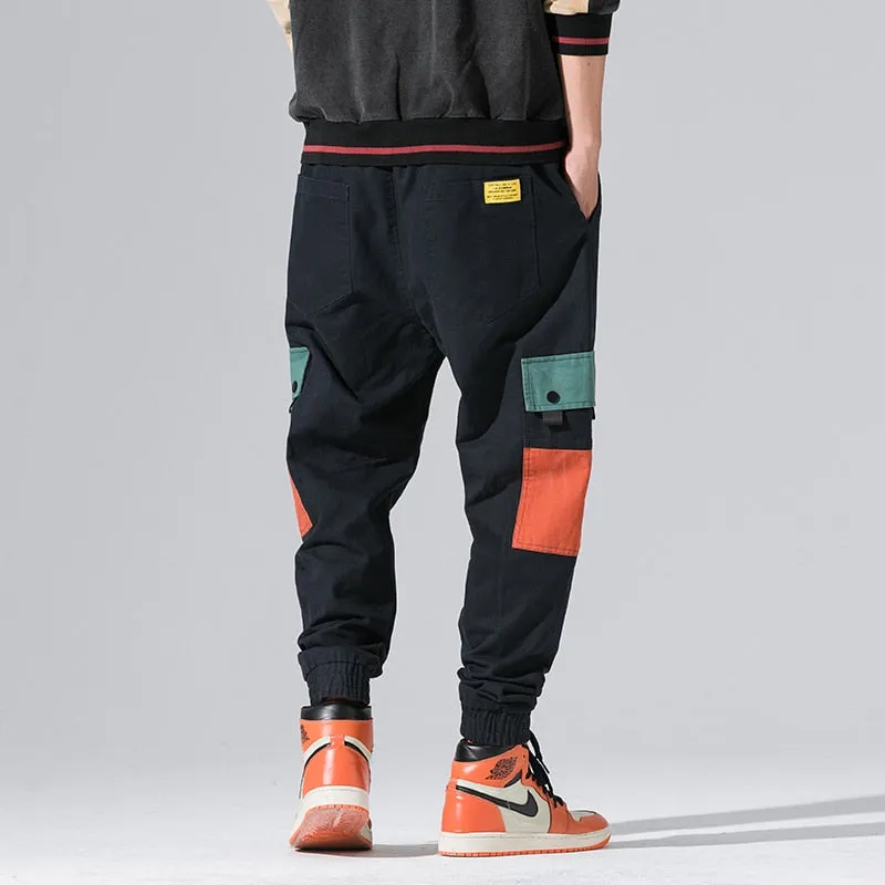 New Autumn Military Track Pants Men Fashion Brand Trousers Men Streetwear Mens Joggers Pants Cargo Navy