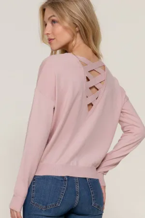 Open Back Soft Sweater