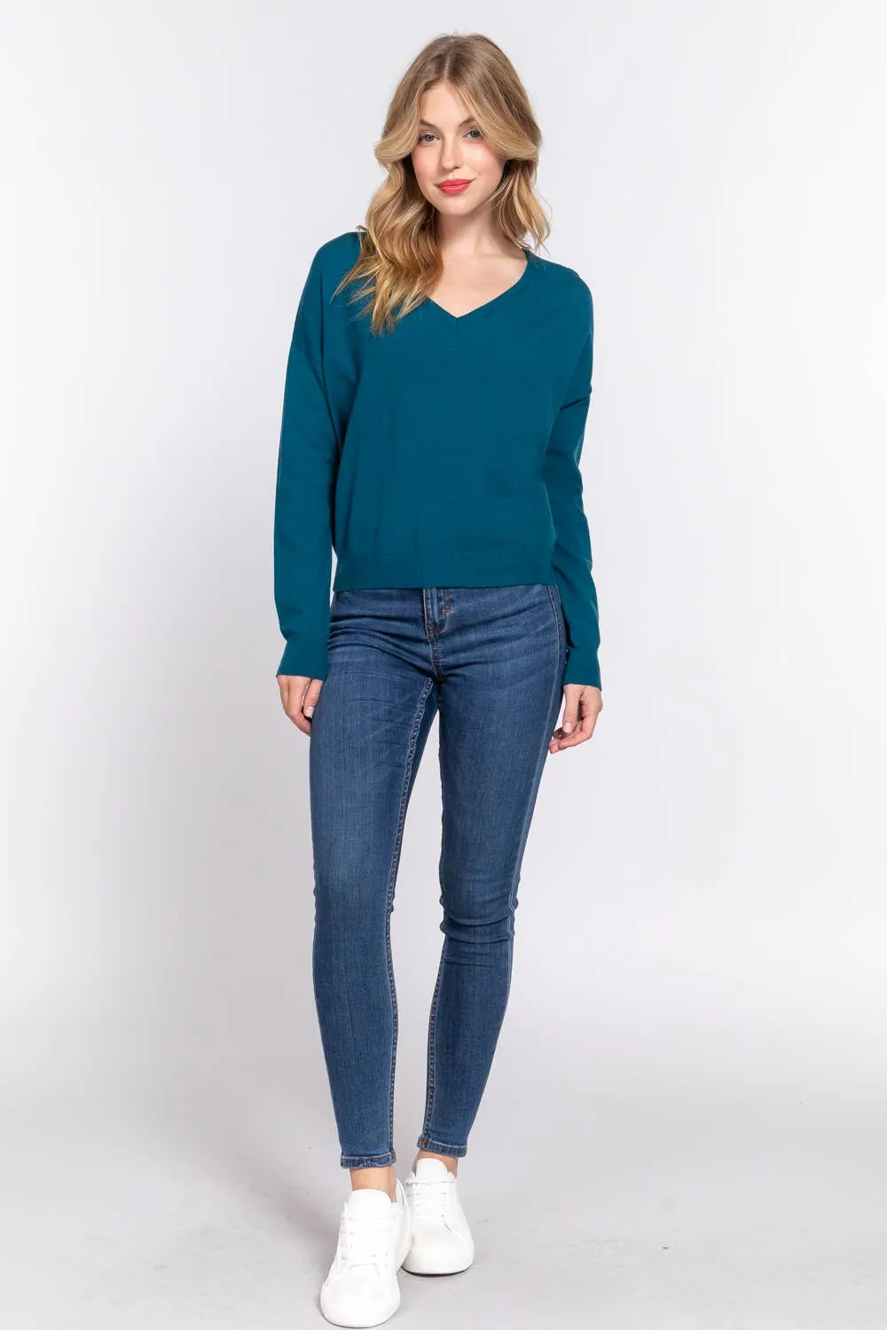 Open Back Soft Sweater