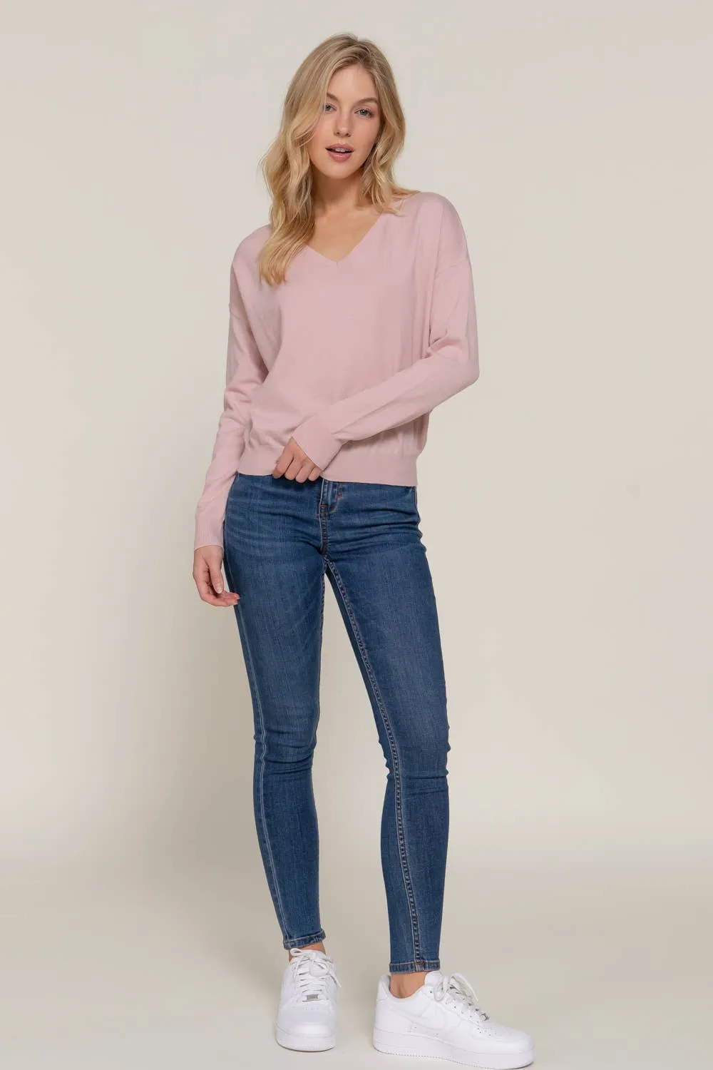 Open Back Soft Sweater