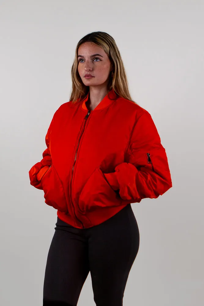 Oversized Bomber Jacket