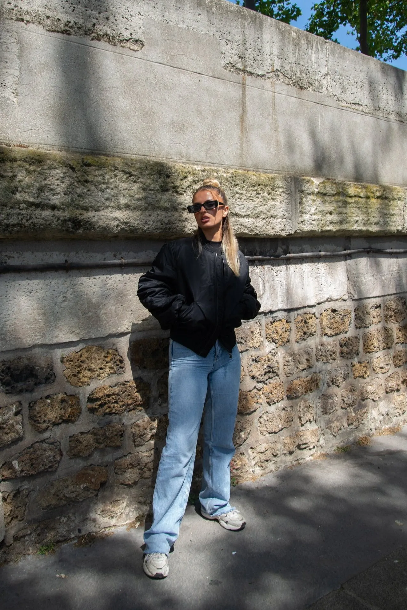 Oversized Bomber Jacket