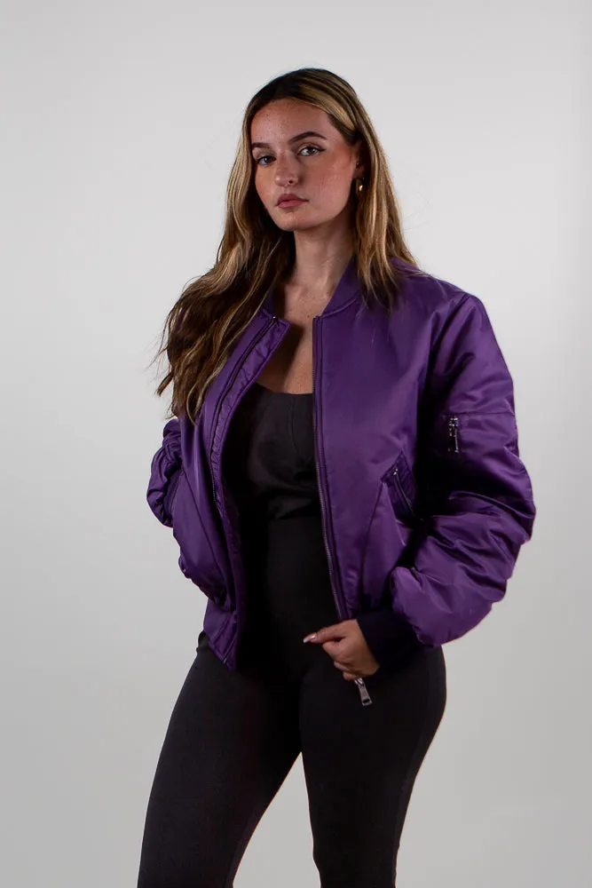 Oversized Bomber Jacket