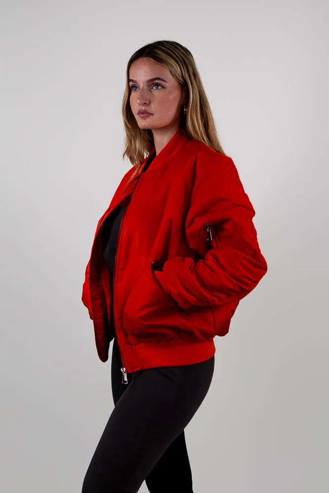 Oversized Bomber Jacket