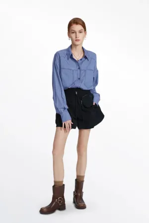Parker Sun Protective Shirt in UPF50  Tencel Denim