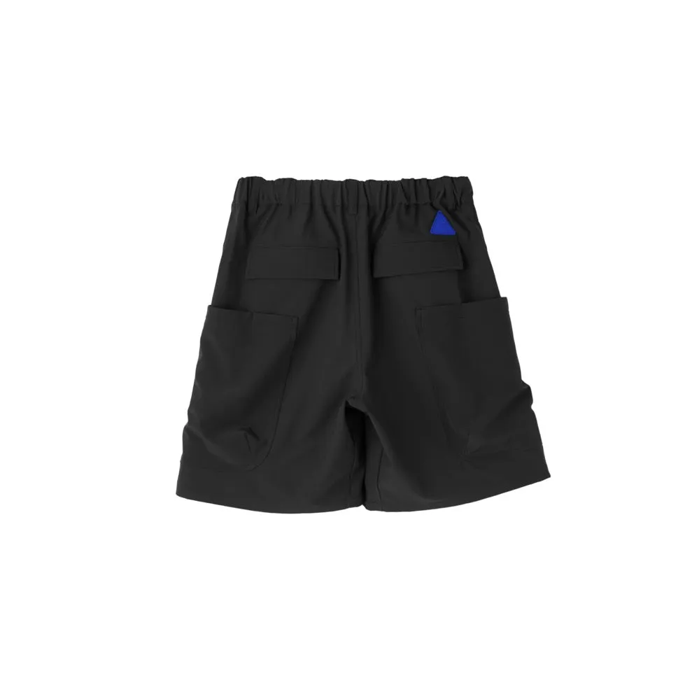 Patch Pockets Shorts in Black
