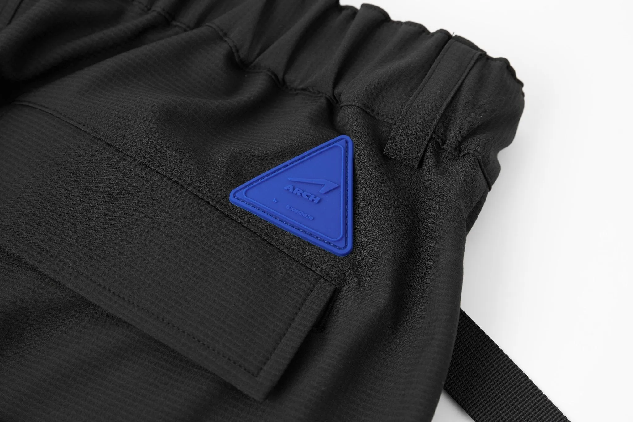 Patch Pockets Shorts in Black