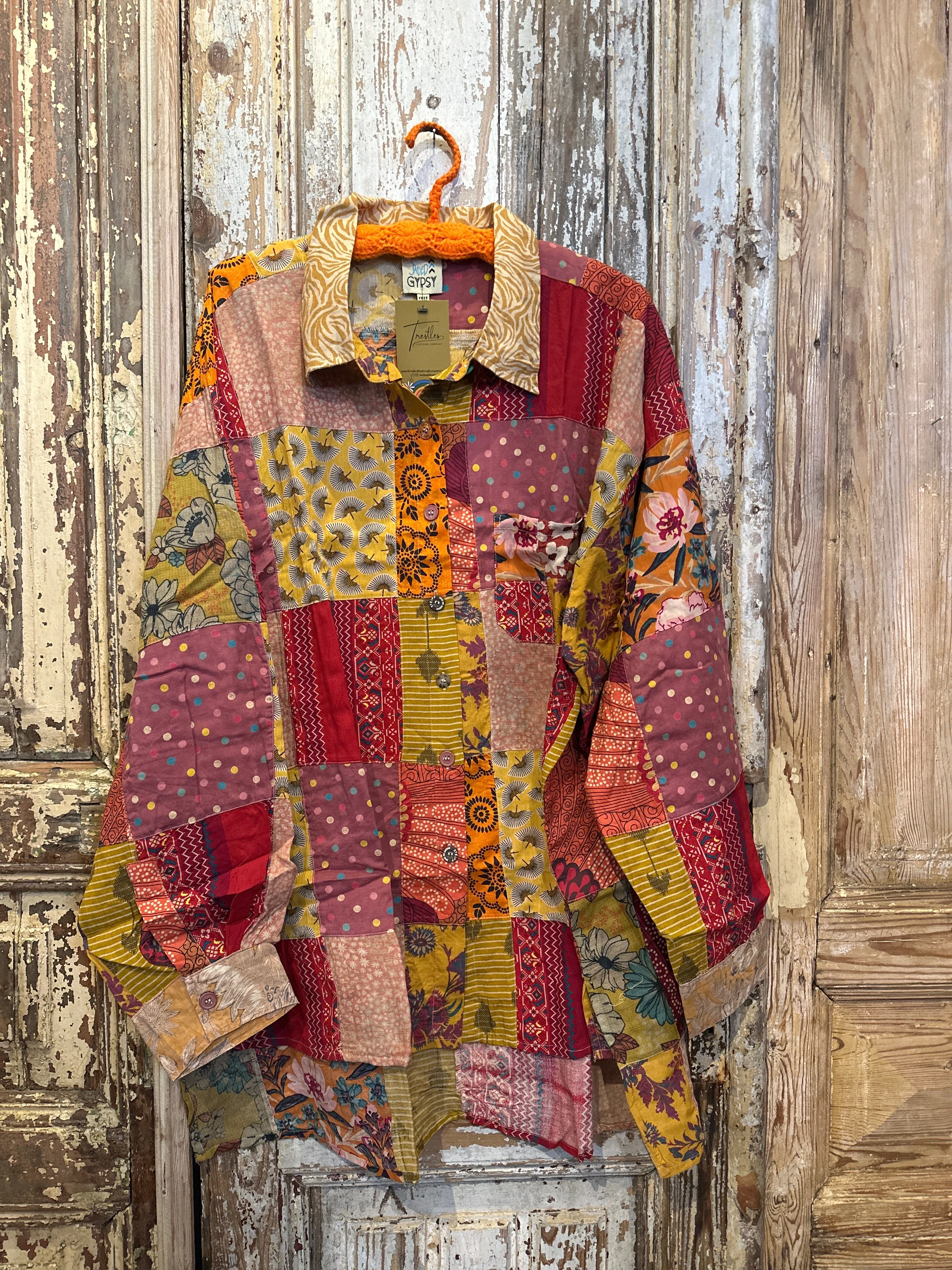 Patchwork Dreams Top JG-66A